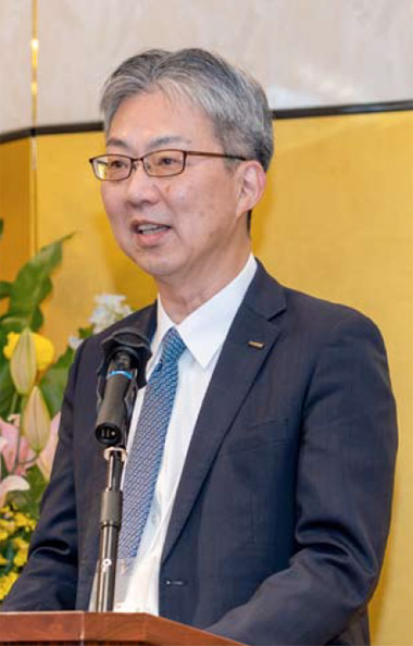 第79回定時社員総会風景 懇親会 吉田会長の挨拶